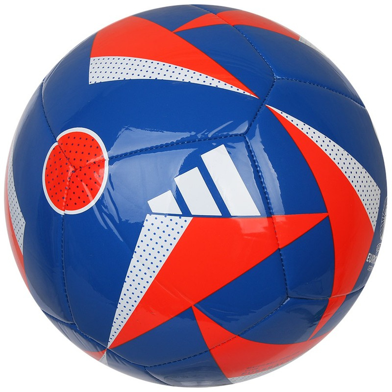 Adidas Euro24 jalkapallo, koko 5, väri sininen-punainen-valkoinen.
