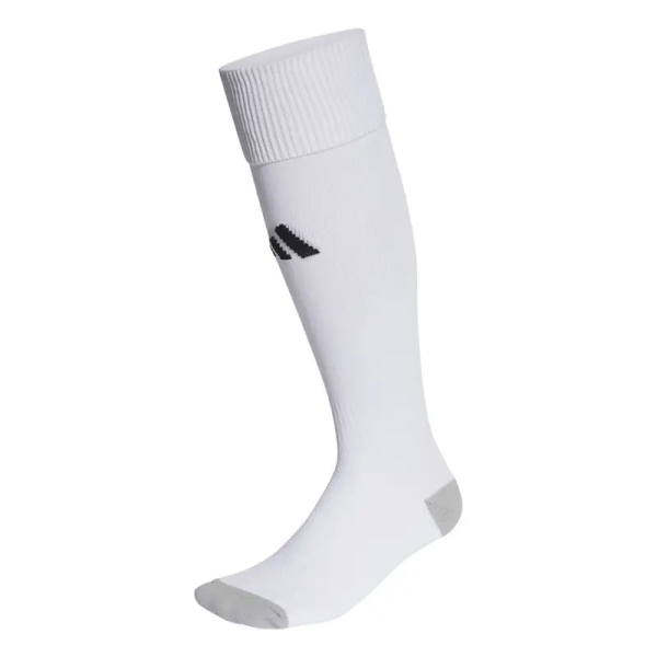 Getry piłkarskie Adidas IB7813, Milano 23, kolor biały Getry piłkarskie Adidas IB7813, Milano 23, kolor biały