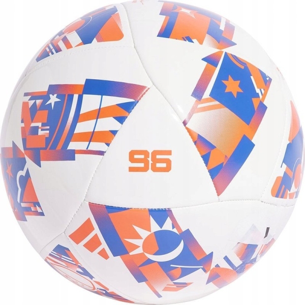 Adidas MLS Club jalkapallo, koko 5, väri valkoinen-sininen-oranssi