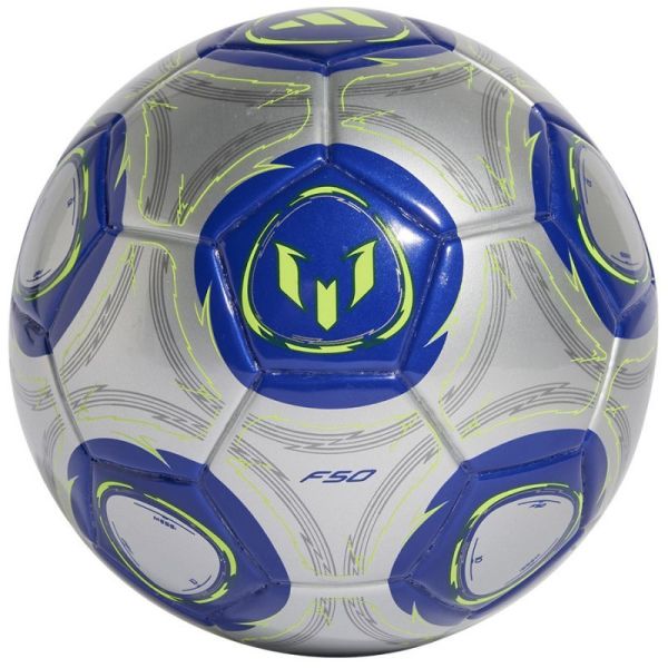 Adidas Messi F50 jalkapallo, minikoko, harmaa-sininen-kreikkalainen väri