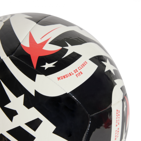 Adidas FCWC Club jalkapallo, koko 5, väri valkoinen/musta/punainen.