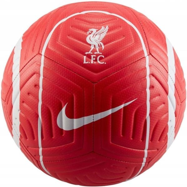 Nike Liverpool FC Strike jalkapallo, koko 5, väri punainen ja valkoinen.