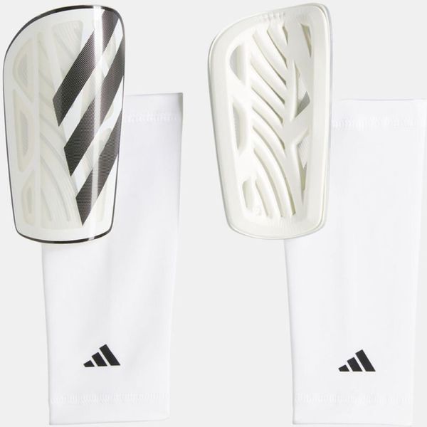 Adidas Tiro SG LGE jalkapallosuoja, musta ja valkoinen Adidas Tiro SG LGE jalkapallosuoja, musta ja valkoinen